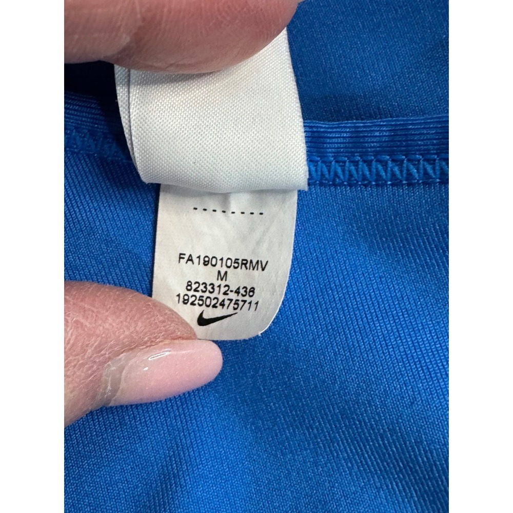 Nike Dri Fit Blue Racerback Sports Bra Medium‎ - Picture 9 of 10